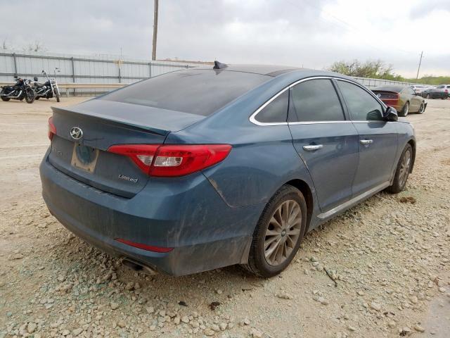 5NPE34AF5FH229275 - 2015 HYUNDAI SONATA SPORT  photo 4