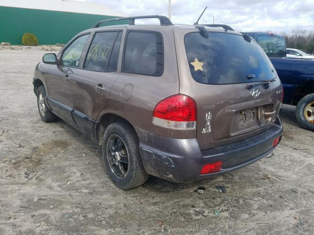 KM8SC73D45U959694 - 2005 HYUNDAI SANTA FE GLS  photo 3