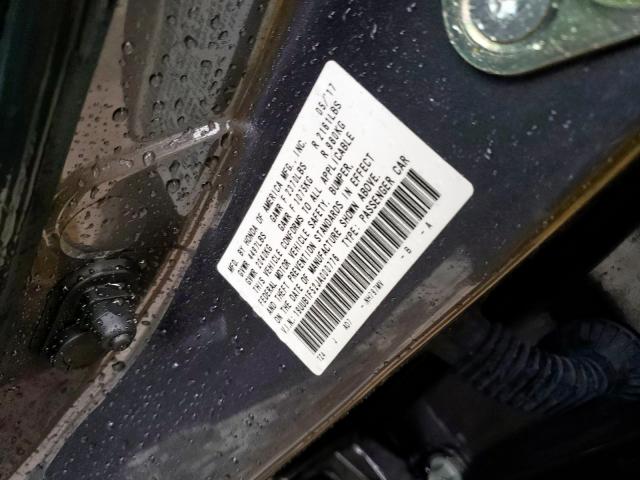 19UUB1F52JA000776 - 2018 ACURA TLX TECH  photo 10