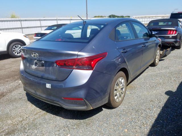 3KPC24A3XKE047490 - 2019 HYUNDAI ACCENT SE  photo 4