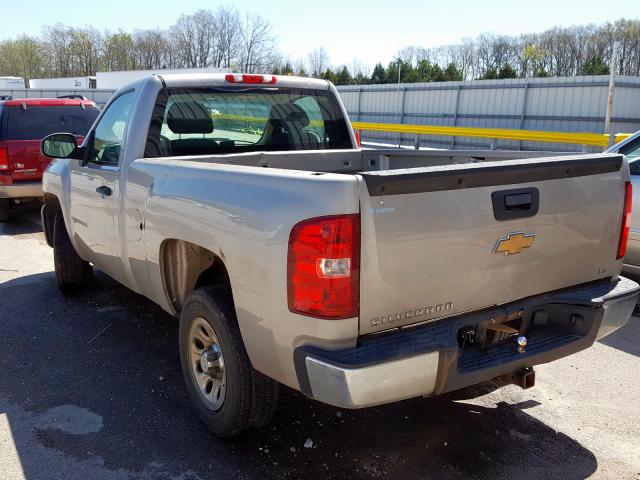 1GCEC14X87Z609465 - 2007 CHEVROLET SILVERADO C1500 CLASSIC  photo 3