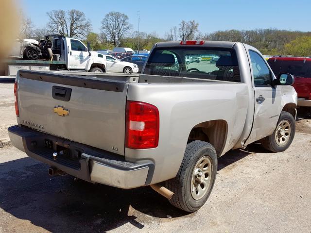 1GCEC14X87Z609465 - 2007 CHEVROLET SILVERADO C1500 CLASSIC  photo 4