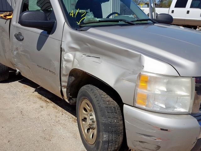 1GCEC14X87Z609465 - 2007 CHEVROLET SILVERADO C1500 CLASSIC  photo 9