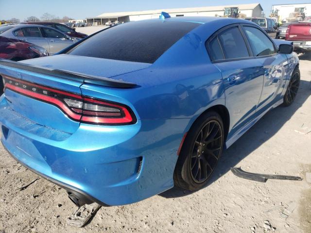 2C3CDXGJ5GH179297 - 2016 DODGE CHARGER RT R/T SCAT PACK BLUE photo 4