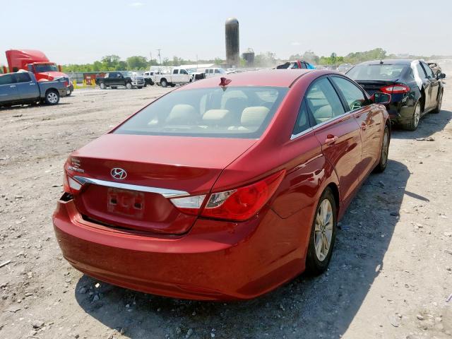 5NPEB4AC1CH378416 - 2012 HYUNDAI SONATA GLS  photo 4