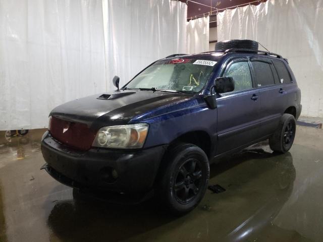 JTEEP21A070228042 - 2007 TOYOTA HIGHLANDER SPORT BLUE photo 2