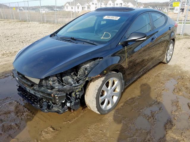 5NPDH4AE2CH150677 - 2012 HYUNDAI ELANTRA GLS  photo 2