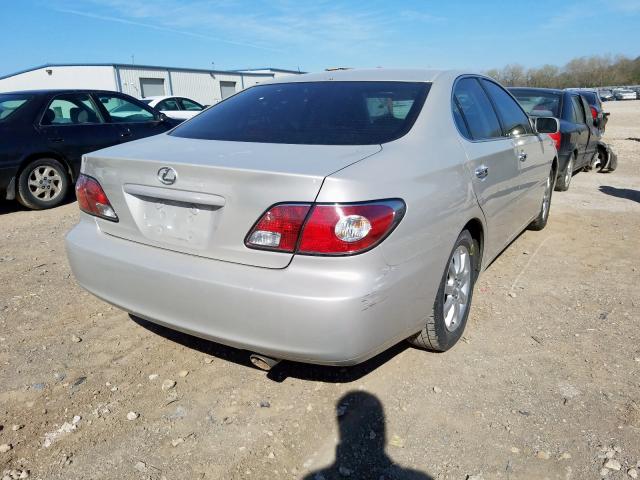 JTHBF30G925013369 - 2002 LEXUS ES 300  photo 4