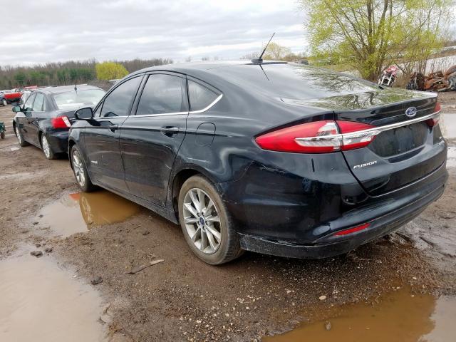 3FA6P0LU5HR300025 - 2017 FORD FUSION SE HYBRID  photo 3