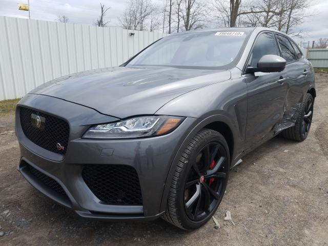 SADCZ2EE5KA613316 - 2019 JAGUAR F-PACE SVR  photo 2