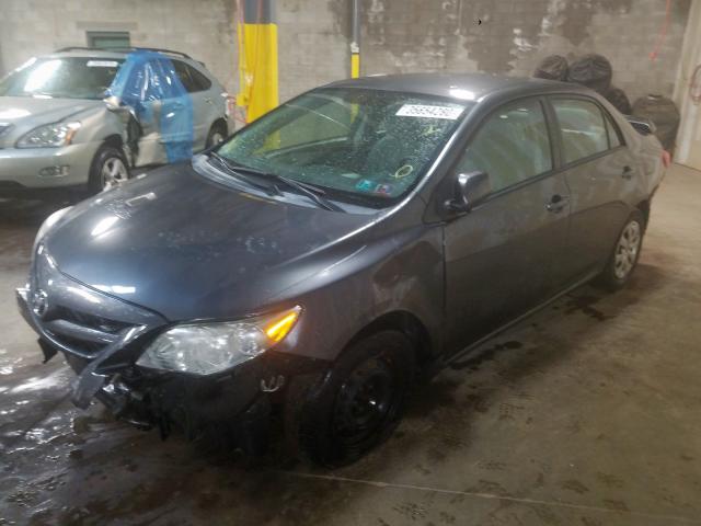 2T1BU4EE8BC553416 - 2011 TOYOTA COROLLA BASE  photo 2