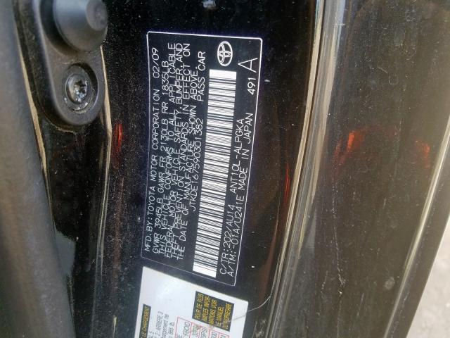 JTKDE167590301382 - 2009 TOYOTA SCION TC  photo 10