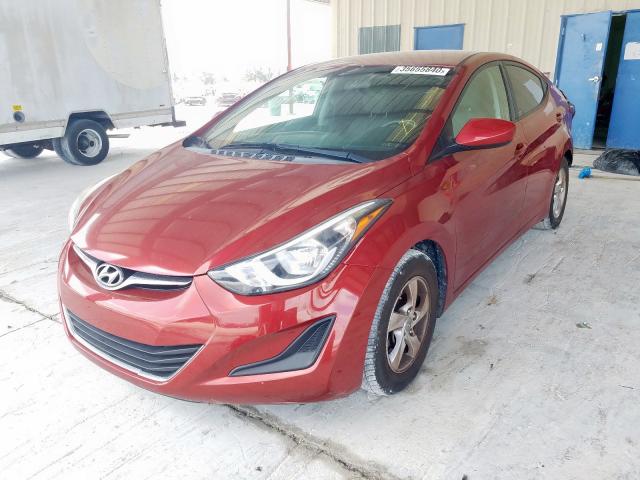 5NPDH4AE4FH635407 - 2015 HYUNDAI hyundai elantra se  photo 2