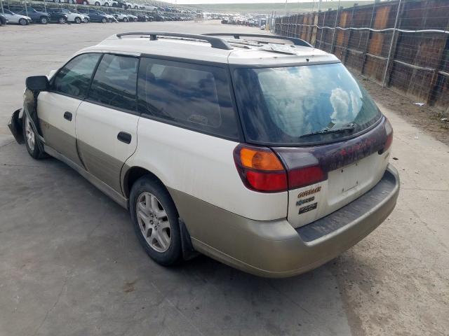 4S3BH665627665289 - 2002 SUBARU LEGACY OUTBACK  photo 3