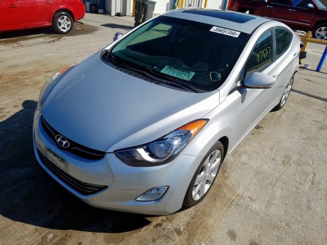 KMHDH4AE4CU281742 - 2012 HYUNDAI ELANTRA GLS  photo 2