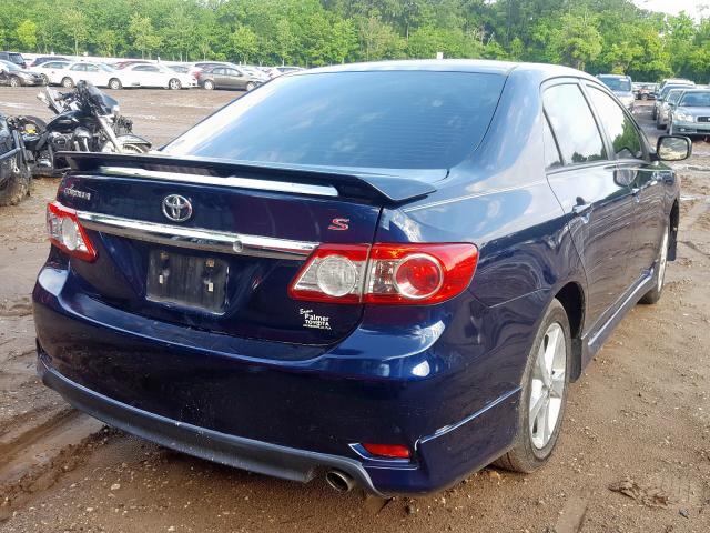 2T1BU4EE2DC030654 - 2013 TOYOTA COROLLA BASE  foto 4