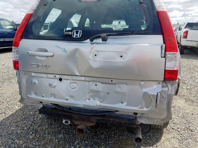 JHLRD68526C012028 - 2006 HONDA CR-V LX  photo 9