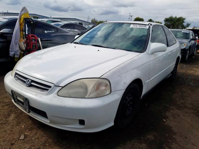 1HGEJ8248YL056524 - 2000 HONDA CIVIC EX  photo 2