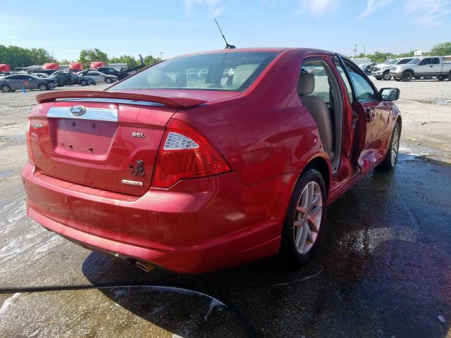 3FAHP0JG9BR102755 - 2011 FORD FUSION SEL  photo 4