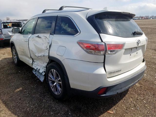 5TDJKRFH7ES018600 - 2014 TOYOTA HIGHLANDER XLE  ფოტო 3