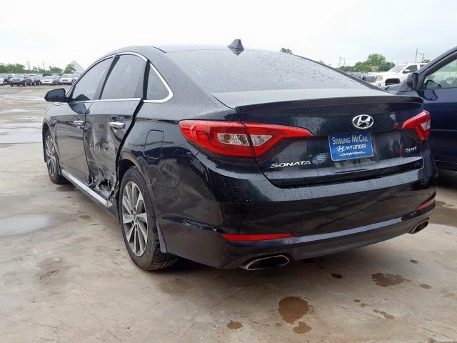 5NPE34AF6FH178403 - 2015 HYUNDAI SONATA SPORT  photo 3