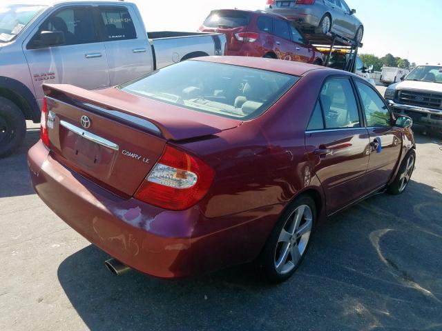 4T1BE32K23U191648 - 2003 TOYOTA CAMRY LE  photo 4