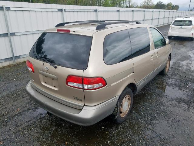 4T3ZF13CX2U475025 - 2002 TOYOTA SIENNA LE  photo 4