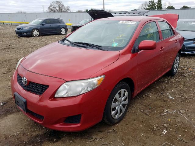 2T1BU40E49C167030 - 2009 TOYOTA COROLLA BASE  photo 2