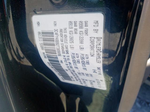 3C4FY48B82T389086 - 2002 CHRYSLER PT CRUISER CLASSIC  照片 10