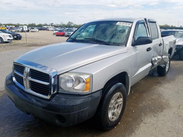 1D7HE28K57S261263 - 2007 DODGE DAKOTA QUAD  photo 2