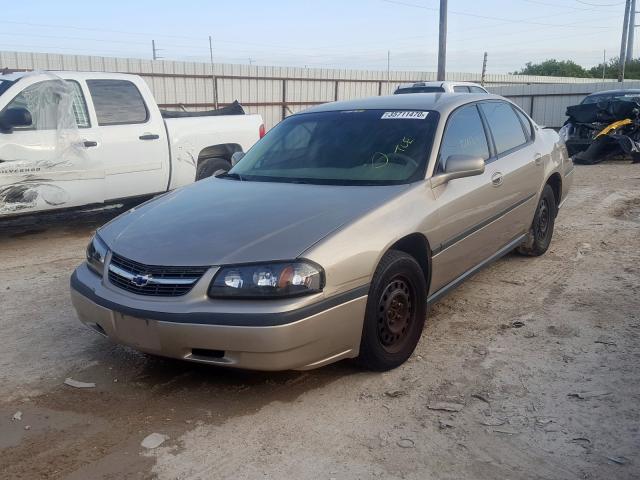 2G1WF55E519290116 - 2001 CHEVROLET IMPALA  photo 2