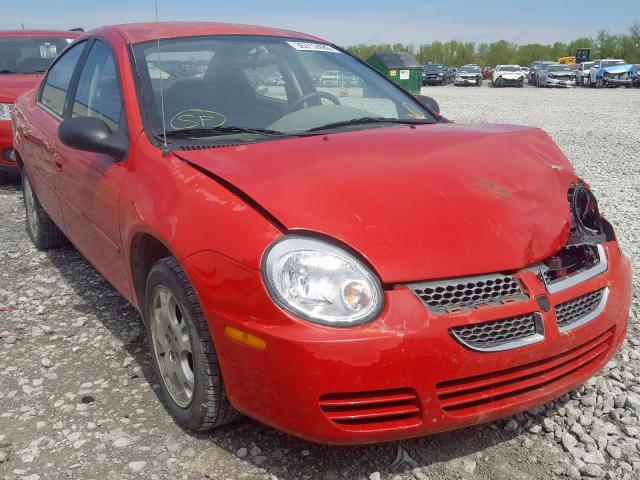 1B3ES56C65D242646 - 2005 DODGE NEON SXT  photo 1