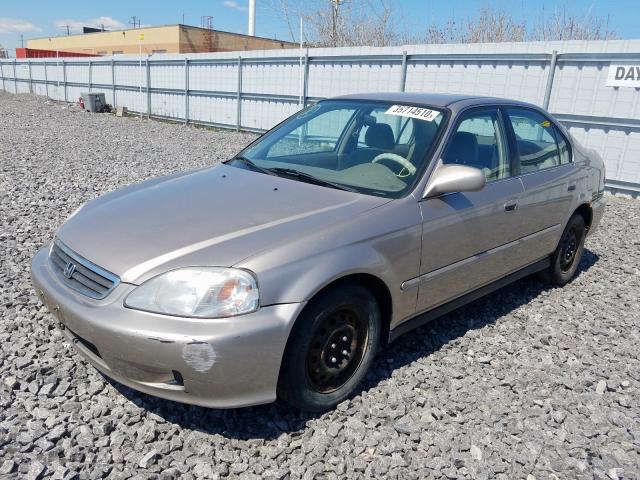 2HGEJ6682YH909210 - 2000 HONDA CIVIC EX  photo 2