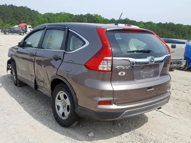 3CZRM3H33FG707782 - 2015 HONDA CR-V LX  photo 3