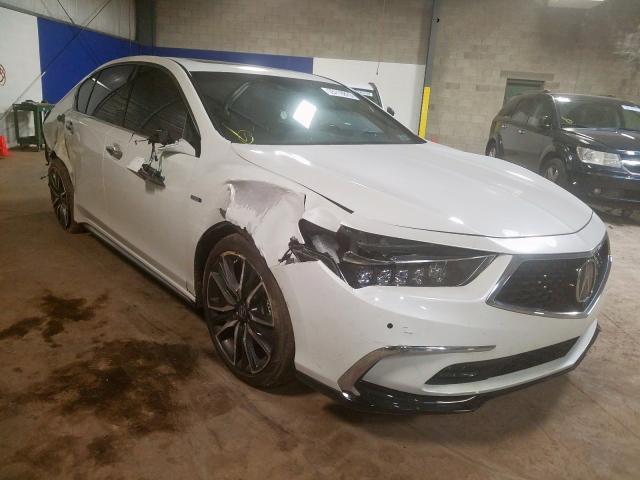 JH4KC2F9XJC000202 - 2018 ACURA RLX SPORT HYBRID ADVANCE WHITE photo 1