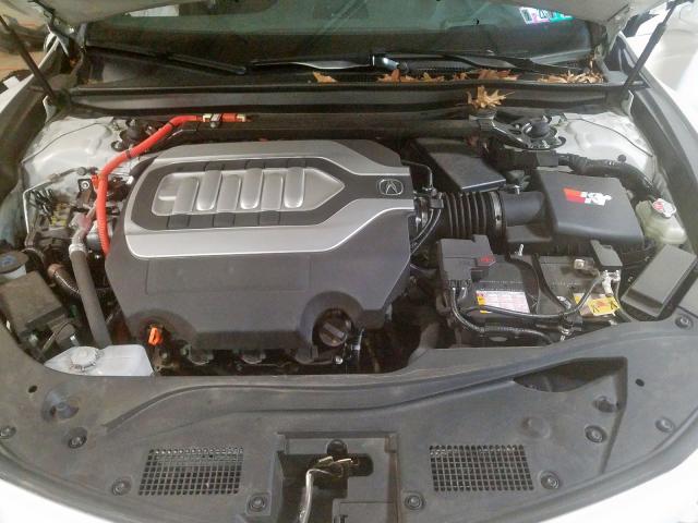 JH4KC2F9XJC000202 - 2018 ACURA RLX SPORT HYBRID ADVANCE WHITE photo 7