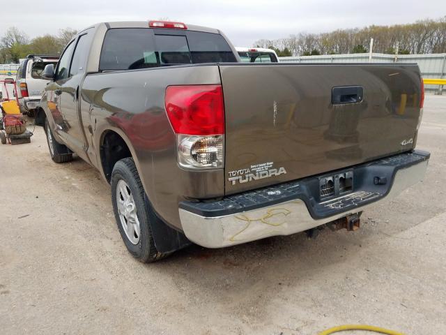 5TFBT54157X010167 - 2007 TOYOTA TUNDRA DOUBLE CAB SR5  photo 3