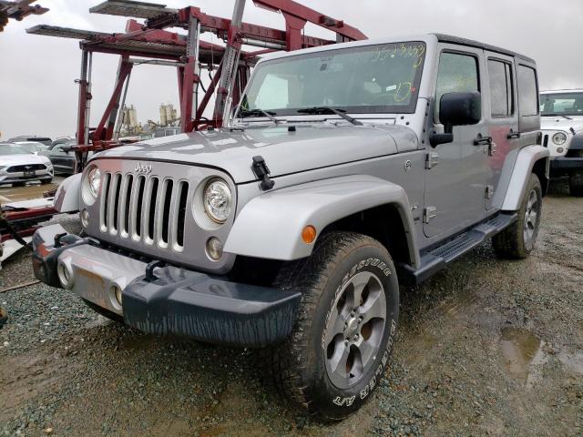 1C4HJWEGXJL920615 - 2018 JEEP WRANGLER UNLIMITED SAHARA  photo 2