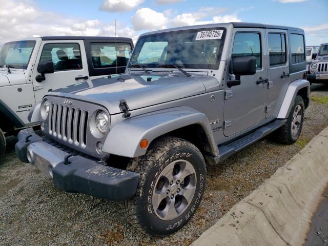 1C4HJWEG5JL938472 - 2018 JEEP WRANGLER UNLIMITED SAHARA  photo 2