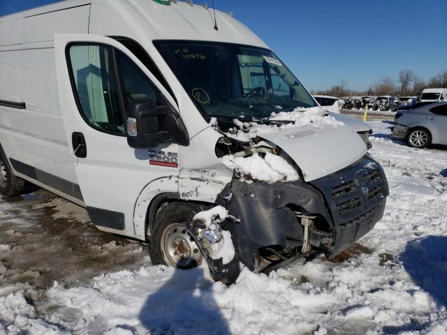 3C6TRVDG7GE101875 - 2016 RAM PROMASTER 2500 HIGH WHITE photo 9