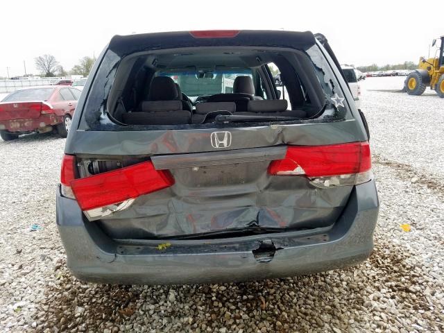 5FNRL3H42AB113149 - 2010 HONDA ODYSSEY EX  photo 9