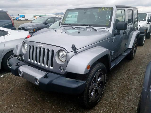 1C4HJWEG0JL920672 - 2018 JEEP WRANGLER UNLIMITED SAHARA  photo 2