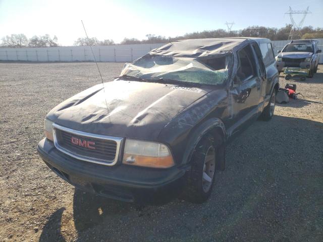 1GTCS19W028138078 - 2002 GMC SONOMA GREEN photo 2