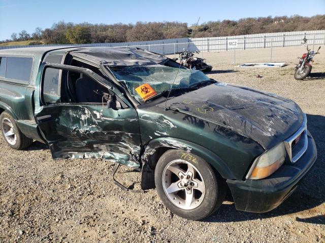 1GTCS19W028138078 - 2002 GMC SONOMA GREEN photo 9