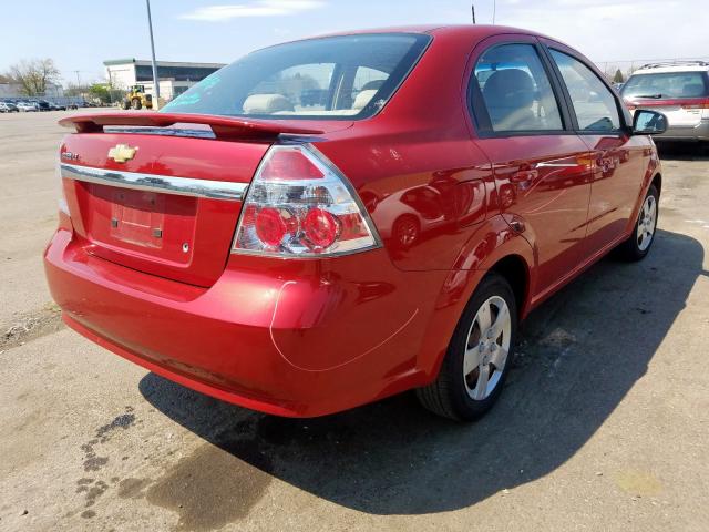KL1TD56E09B611897 - 2009 CHEVROLET AVEO LS  ფოტო 4