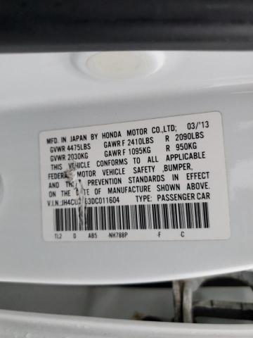 JH4CU2F63DC011604 - 2013 ACURA TSX TECH WHITE photo 12