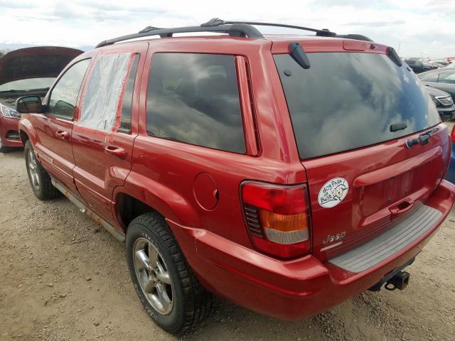 1J8GW68J82C212085 - 2002 JEEP GRAND CHEROKEE OVERLAND  photo 3