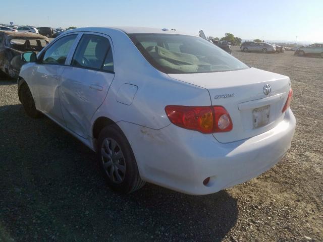 1NXBU4EE4AZ203004 - 2010 TOYOTA COROLLA BASE  photo 3