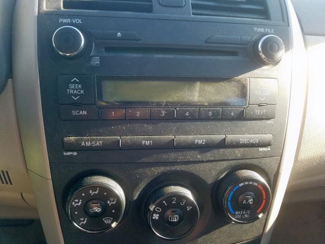 1NXBU4EE4AZ203004 - 2010 TOYOTA COROLLA BASE  صورة 9