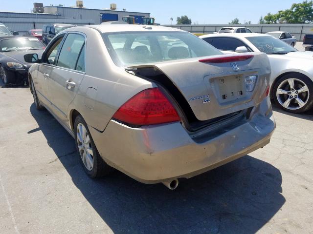 1HGCM66507A011531 - 2007 HONDA ACCORD EX  photo 3